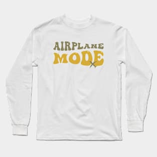 Airplane Mode Long Sleeve T-Shirt